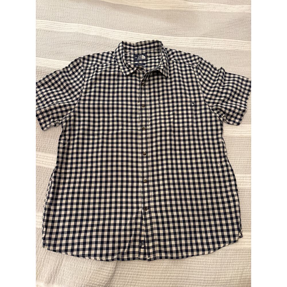 North Face Plaid Short Sleeve
